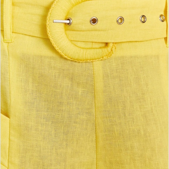 NWT - FARM Rio - Bright Yellow Shorts - Small - Picture 4 of 4